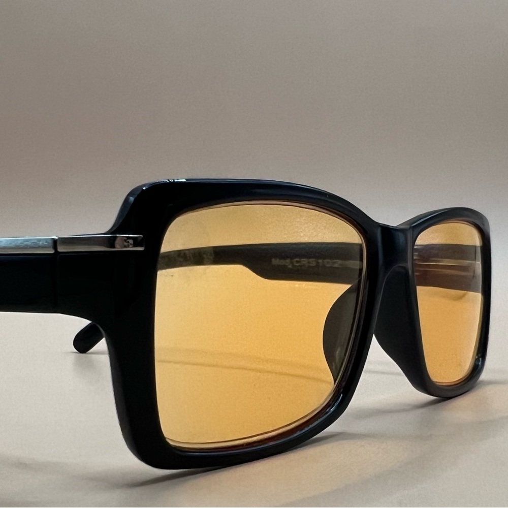 ABBOT OPTICAL -AMBER LENS-BLUE LIGHT BLOCKING GAMING & COMPUTER GLASSES W-MAG